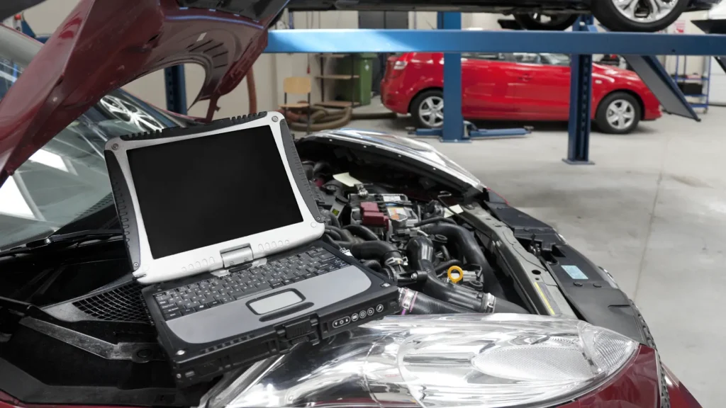 diagnostic d'une voiture chez mav